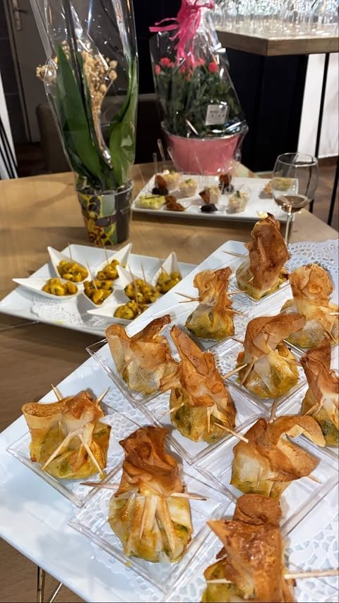 Buffet dressé pour un événement privé chez B Brasserie